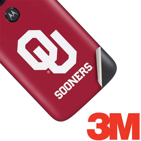 University of Oklahoma Sooners Red Moto E5 Play Skin